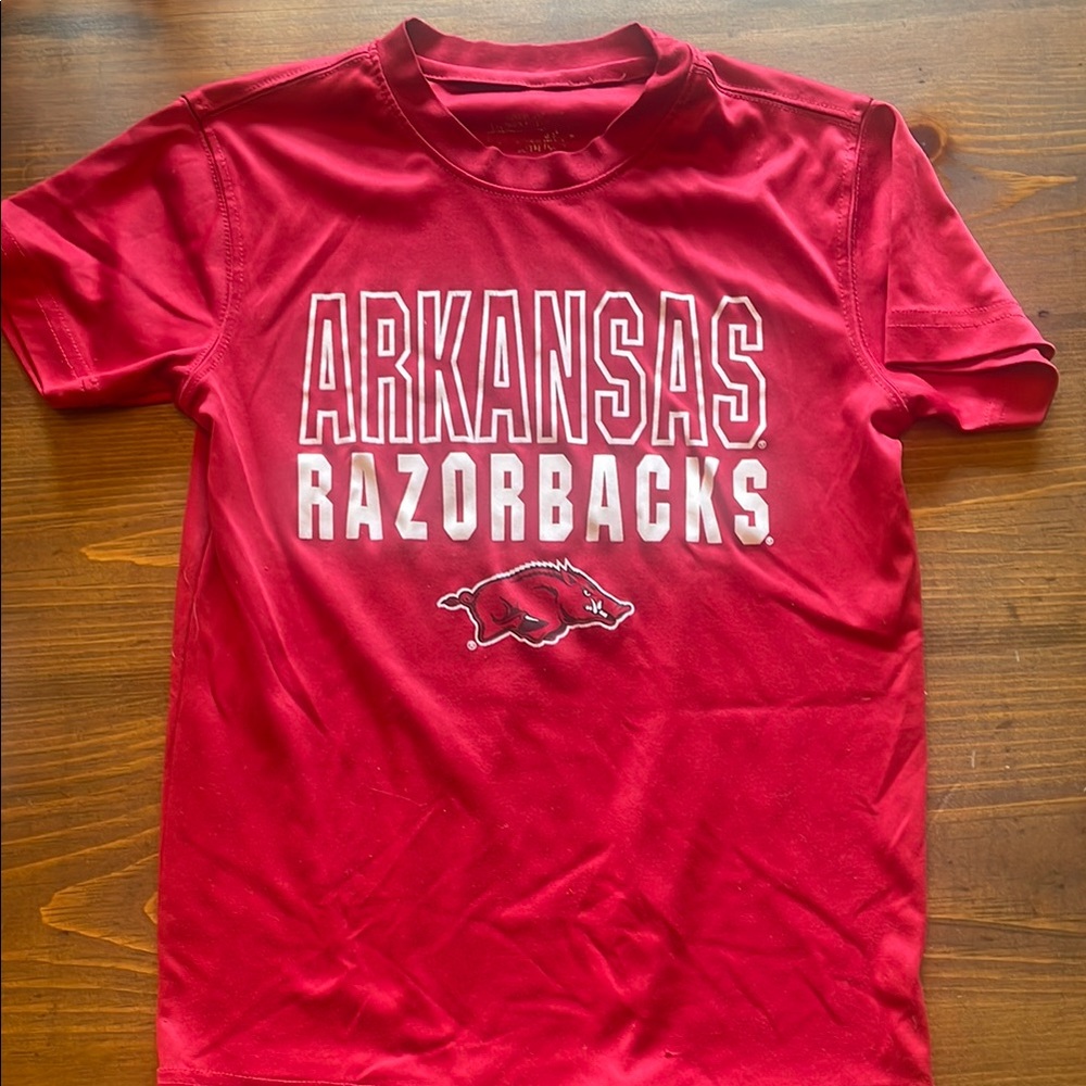 Arkansas Razorbacks Kids Red T-Shirt youth small